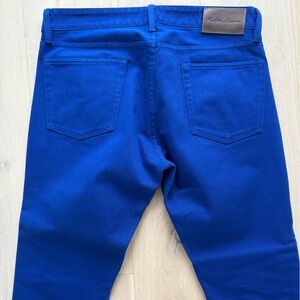 Ralph Lauren Purple Label Men's Royal Blue Slim Denim Jeans sz. 32/32